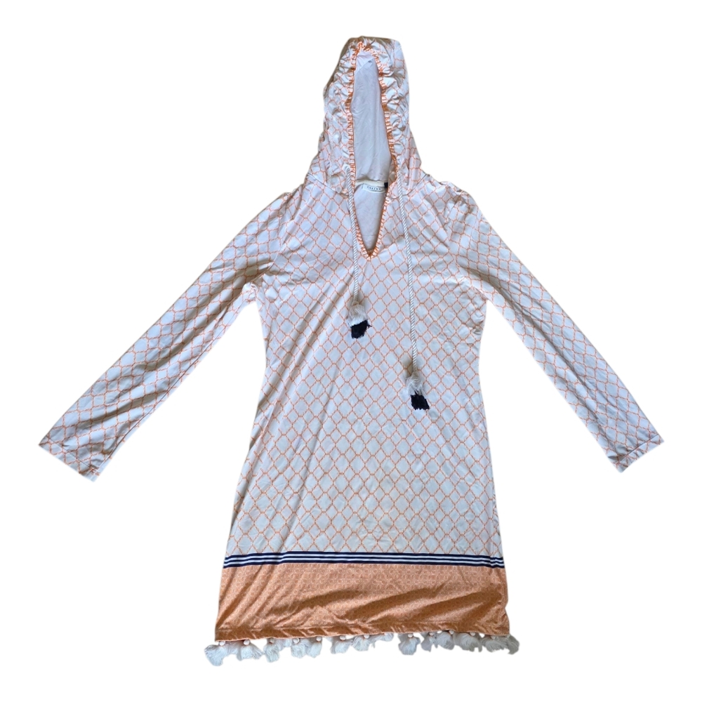 Cabana Life Hooded Swim Cover With Tassles